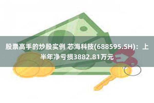 股票高手的炒股实例 芯海科技(688595.SH)：上半年净亏损3882.81万元